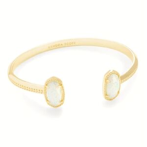 Kendra Scott Gold Cuff with Iridescent Stones